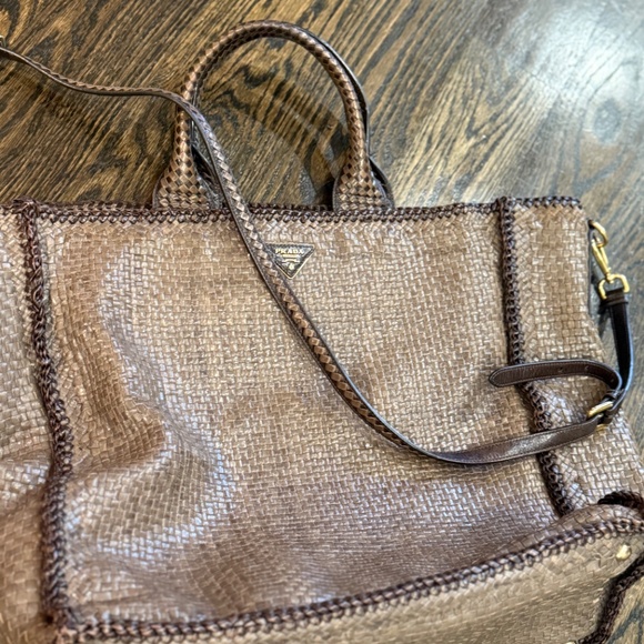 PRADA Madras Tote - Picture 8 of 9